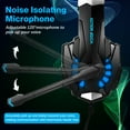 thumbnail image 3 of Gaming Headsets for PS5,PS4,Xbox One,Wired Gaming Headphones with Noise Canceling Microphone Surround Sound & LED Light for PS5 Xbox PC Phone Mac Nintendo Switch, 3 of 7