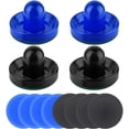 thumbnail image 1 of ZOUSSIQI Pousseurs d'Air Hockey et Rondelles d'Air Hockey, Poignées de But Pousseurs Poignées de But Palettes Accessoires de Remplacement pour Tables de Jeu (4 Poussoirs, 8 Rondelles) CA919-65805, 1 of 6