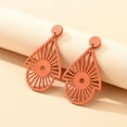 thumbnail image 4 of HomeKingdee Fashion Alloy Drop Earrings for Women - Personality Multicolor Dangle Earrings as Gifts or Daily Jewelry, 4 of 5
