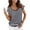 Black, variant on Striped T Shirts for Women V Neck Short Sleeve Summer Breathable Tee Classic Fit Top Black L