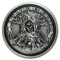 thumbnail image 2 of 5 oz Silver Antique Round - Hobo Nickel Knight, Death & The Devil, 2 of 4