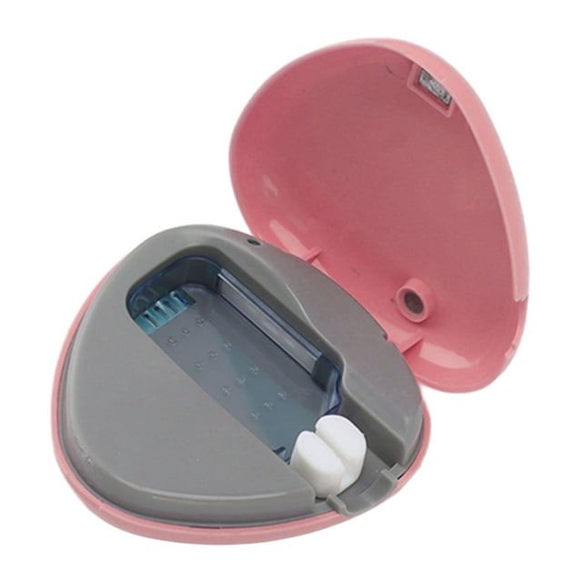 Portable Toothbrush Sanitizer, Rechargeable Toothbrush Case with Cleaning Lamp, Mini Fashion Design, Suitable for Home Travel Office