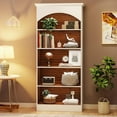 thumbnail image 6 of Tribesigns 5-Shelf White Bookcase and Bookshelf, 70.9'' Tall Bookcase for Living Room, Home Office, 6 of 7