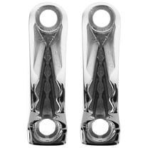 WHAMVOX 2pcs Stainless Steel Marine Cleat Boat Line Clamp Sailing for Hardware Parts Kayak Accessories