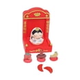 thumbnail image 2 of DOLITY Chinese Deity Statue with Tribute Set Multipurpose Decorative Fengshui Decor Guanyin, 2 of 9