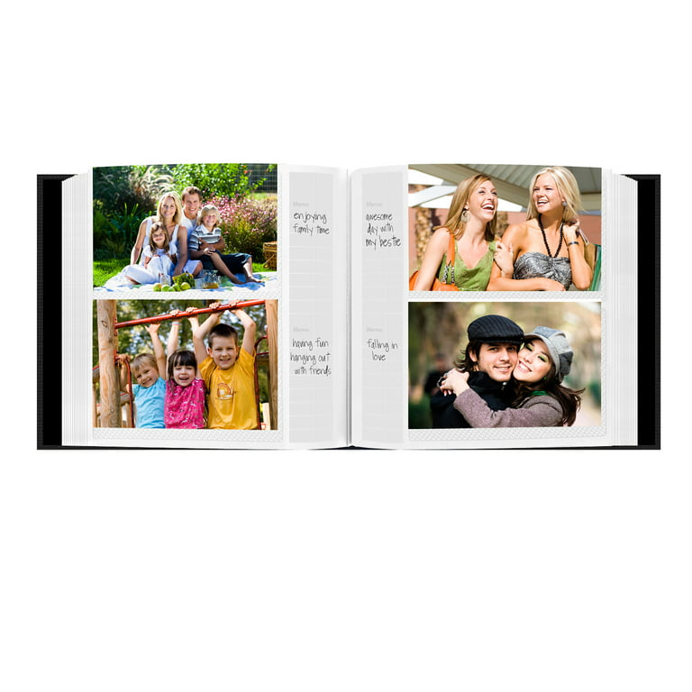 Ivory Photo Album for 5x7 Photos With Clear Pockets Sleeve-in Album for 200  Photos 