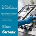 thumbnail image 3 of Parrilla A Gas 5 Quemadores Acero Inox Empotrable Plateado, 3 of 5