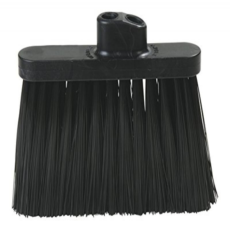 Carlisle 3687403 Flo-Pac Duo-Sweep Warehouse Broom Head, Black Plastic Block, 7"-Long... by