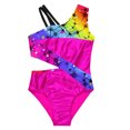 thumbnail image 3 of YiZYiF Kids Girls Sleeveless Modern Dance Leotard Cutout Gymnastics Ballet Bodysuit Dancewear Hot_Pink 14, 3 of 5
