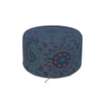 thumbnail image 3 of COVERS&ALL Round Ottoman Cover, 12 Oz PVC Waterproof, UV & Weather Resistant Patio Garden Furniture Stool Protector Indoor Outdoor Use with Air Vents & Drawstrings (34" Diameter x 22" H, Blue), 3 of 6