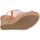 thumbnail image 5 of Sandalias de Cuña de encaje Tacón de Plataforma punta Abierta Allegra K Rosado 35, 5 of 6