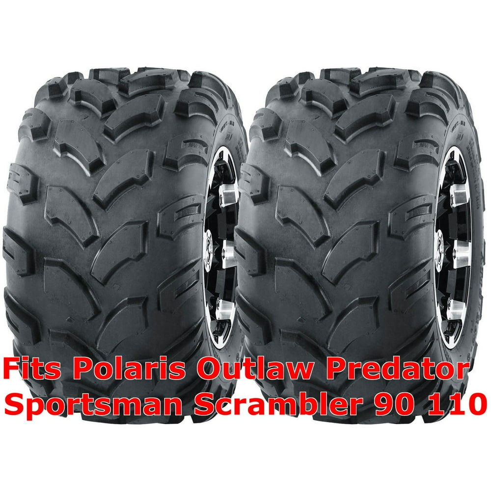 2 ATV tires 18x9.58 Polaris Outlaw Predator Sportsman Scrambler 90 110
