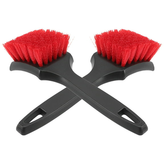Masteelf Worgeous 2pcs Car Tire Detailing Brushes for Tire Grease and Automotive Tire Cleaning