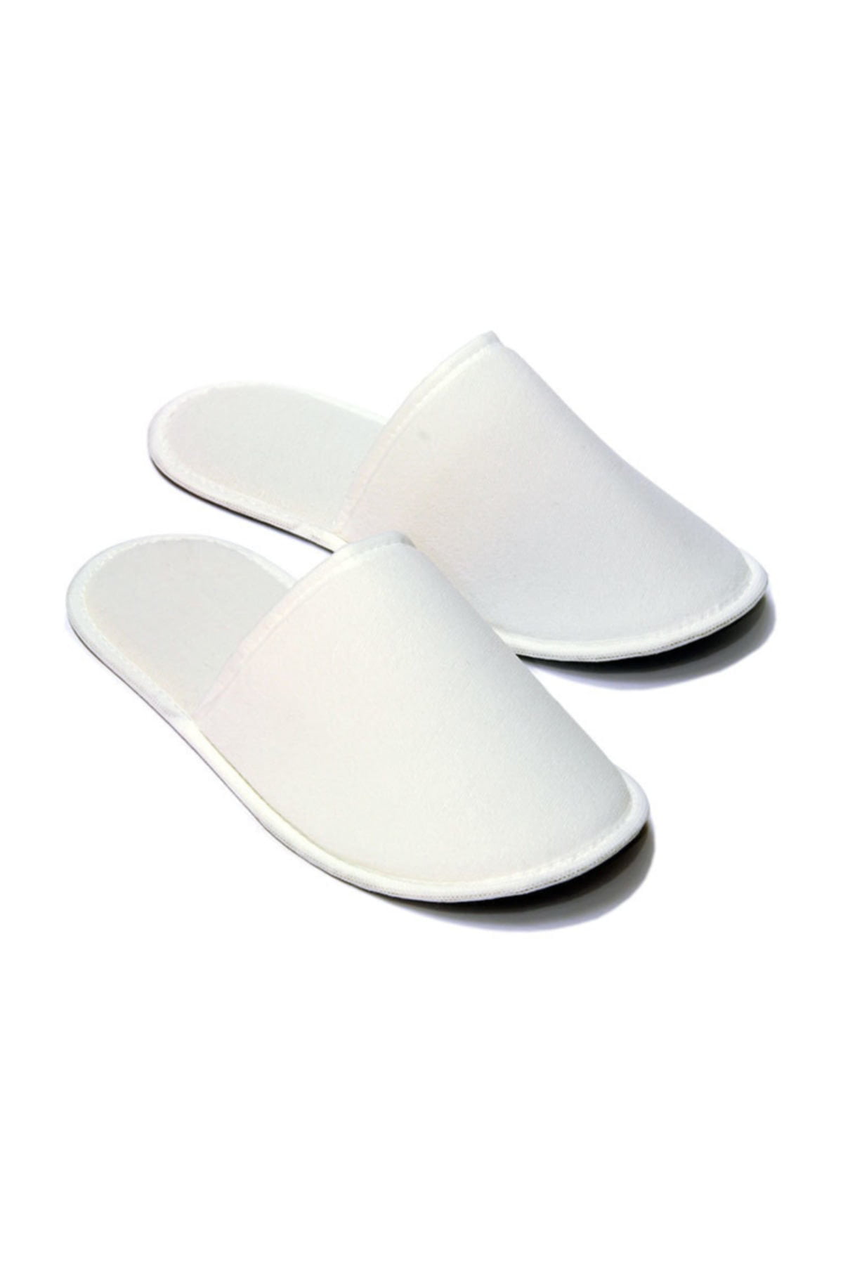 WHITE TERRY TOWELLING SPA SLIPPERS MENS WOMENS HOTEL WEDDING OPEN TOE SHOES 