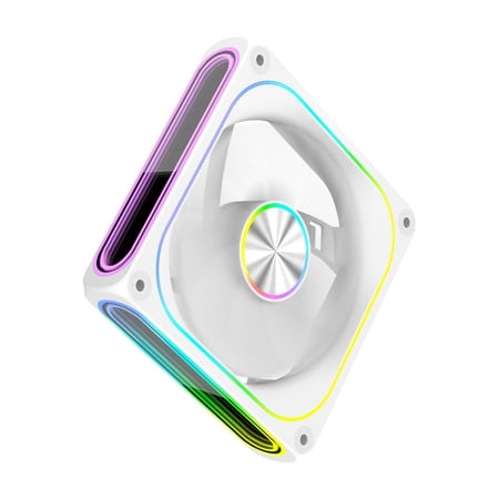 YIEMEEN PWM Controlled 12cm ARGB Lighting Mirror Design Quiet Operations Fan with Temperature Adjustment for Desktop and Gaming PC YIEMEEN PWM Controlled 12cm ARGB Lighting Mirror Design Quiet Operations Fan with Temperature Adjustment for Desktop and Gaming PC