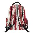 thumbnail image 2 of HELLHERO Baseball Flag Print 17 Inch School Bag, Ventilated Padded 600D Polyester Backpack for Elementary Back to School Daily Use, 2 of 7