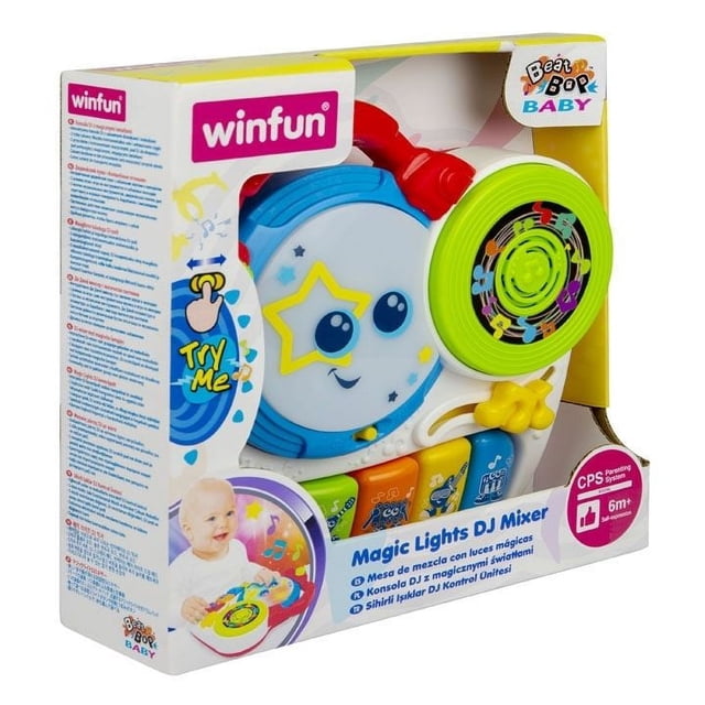 Juguete Preescolar WinFun Magic KIDZ TIME Lights Dj Mixer