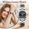 thumbnail image 2 of SKMEI Watches for Women Analog Quartz Stainless Steel Watches Fashion Waterproof Ladies Dress Wrist Watch, 2 of 7