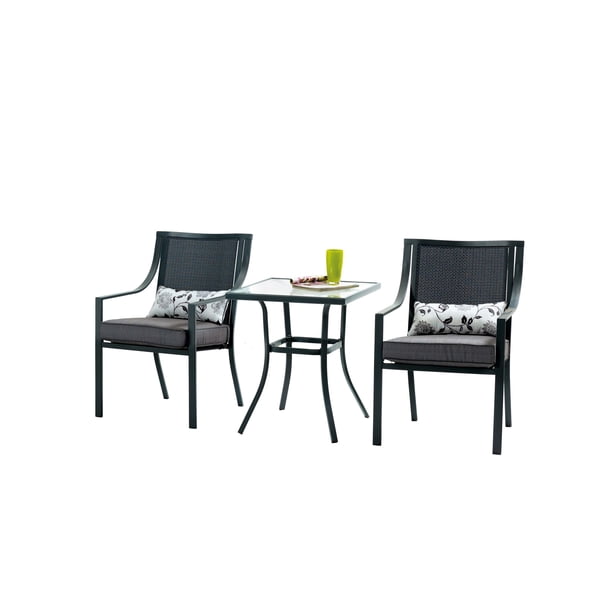 Mainstays Alexandra Square 3Piece Outdoor Bistro Set