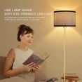 thumbnail image 3 of Lámpara de pie BoostArea Gold 148 cm con pantalla de yute, 3 of 8
