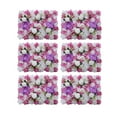 thumbnail image 4 of 6pcs Artificial Hydrangea Flower Wall Panel Wedding Party Silk Rose Backdrop Decor, 4 of 13