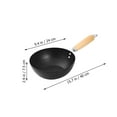 thumbnail image 3 of Miangastore Small Wok Non-stick Wok Household Frying Pan Kitchenware Chinese Style Wok, 3 of 9