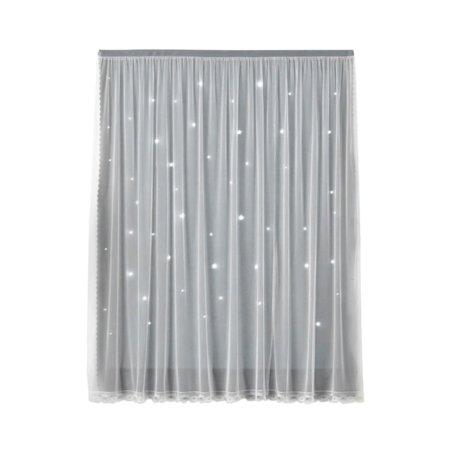 Rideau Auto-Adhésif, 1x1.5m Rideau Portable Auto-Adhésif Sans Perçage Crochet et Boucle Sortie Haute Intensité