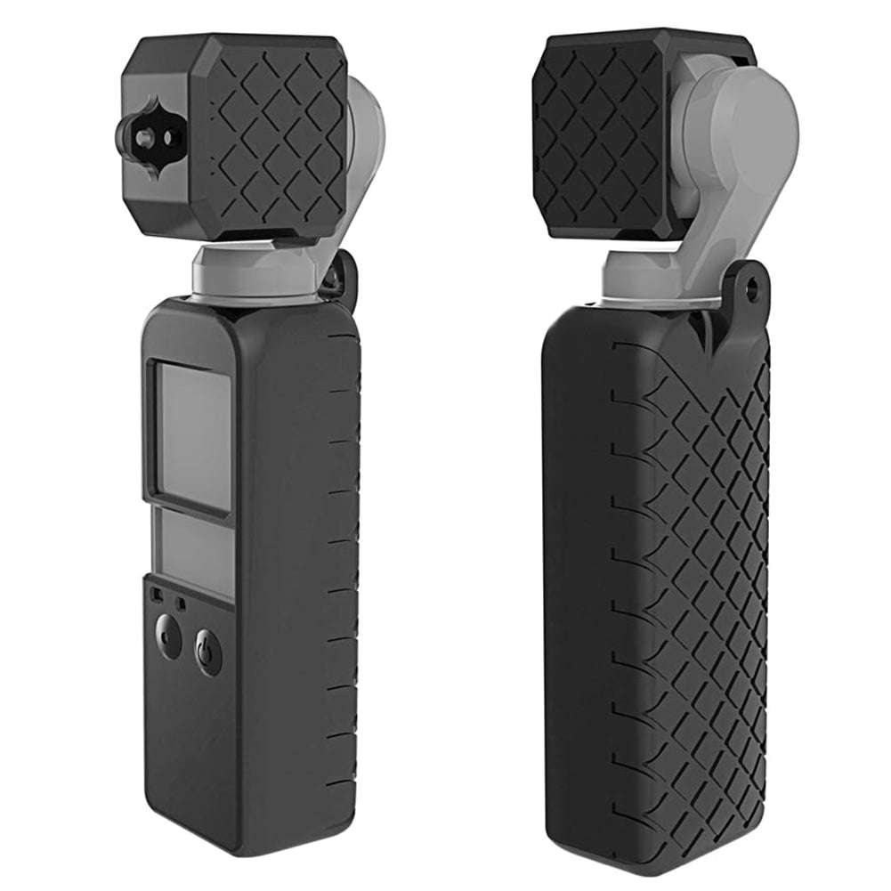 Non-Slip Dust-Proof Cover Silicone Sleeve for DJI OSMO Pocket Durable Color : Blue