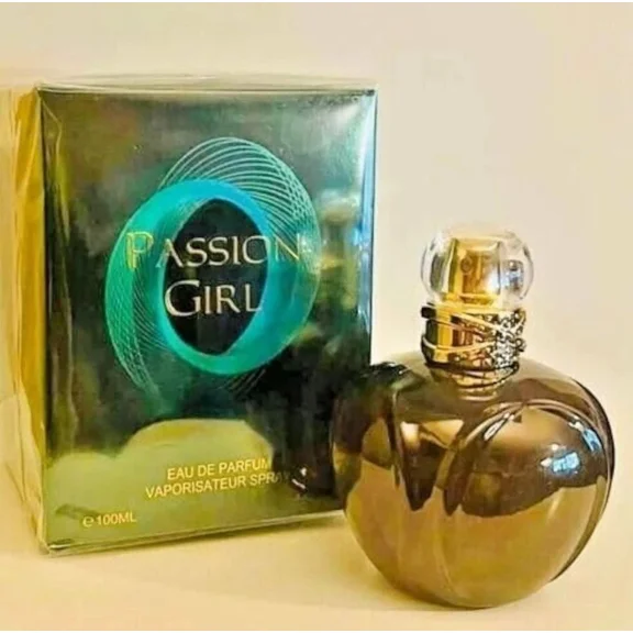 Passion Girl Eau de Parfum Spray for Women, 3.4 fl oz by EBC Collection
