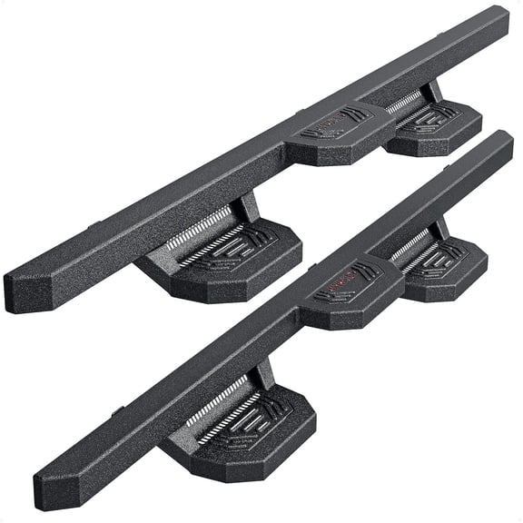 Running Boards for 2019-2025 Chevy Silverado 1500 & Sierra 1500 Crew Cab | Compatible with 2019-2025 2500HD/3500HD Models | Alloy Steel Construction, Anti-Slip Surface
