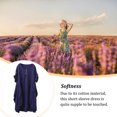 thumbnail image 4 of Jumpingount Vestidos holgados Suavidad exquisita Suministros para mujeres Ropa de manga corta Accesorios de verano con bolsillos de cuello de Vestidos Jumpingount AP012036-00, 4 of 6