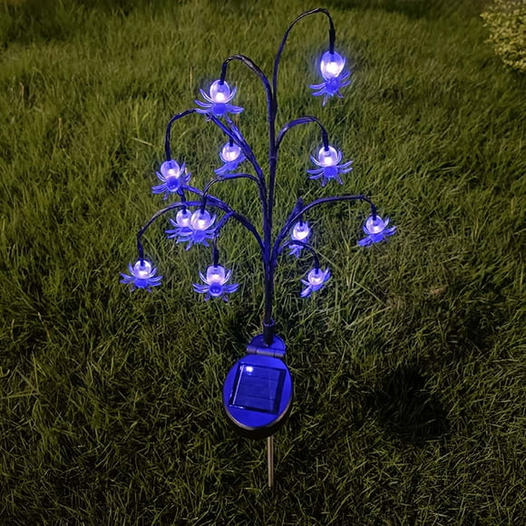 Xihbxyly Farol Solar de Halloween, Diseño Decorativo de Rama, Luces Led Cálidas, Sin Cableado, Decoración para Jardín, Fiestas Al Aire Libre, Bodas, Fácil Instalación, Juego de 1 Pieza