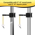 thumbnail image 2 of Baseball & Softball Batting Trainers for Beginners and Pros, Locking  Style Tether Ball Set, Swing Trainer for Hitting  Equipment, Easy Install  3"-6" Round & 2"-6" Square Posts, 2 of 5