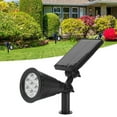 thumbnail image 4 of Landscape Light, Solar Lamp, Intelligent Light Control Black 1.6W Adjustable for Garden Lawn Courtyard Path Colorful Light, 4 of 7