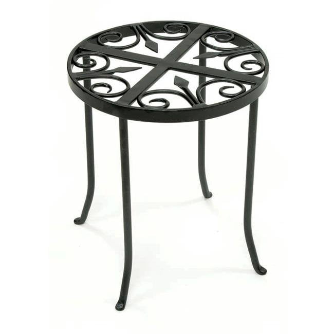 14-inch H Graphite New FB-31 Argyle II Wrought Iron Plant Stand 