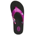 thumbnail image 3 of Floopi Classic Summer Flip Flop Thong Sandals for Women Comfort Strap and Yoga Mat Padding Insoles for Support Printed Soft Jersey Lining Non Slip Soles, 3 of 6