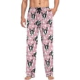 thumbnail image 4 of GZHJMY Cute Cartoon Dog Mens Pajama Pants, Comfortable and Soft Men&nbsp;Pajama&nbsp;Bottoms, with Pockets and Drawstring, Christmas New Year Birthday Father's Day, 4 of 7