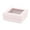 Blush Pink, variant on 24 Pack, Christmas Plaid Rigid Window Box, Medium 5.75X5.75X2" for Candy, Cookies or Gourmet Food