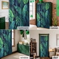 thumbnail image 6 of Shower Curtain, Tropical Plants Monstera Leaves Waterproof Shower Curtain Set with Hooks for Bathroom Showers,Stalls and Bathtubs,60x72In Watercolor Green Foliage, 6 of 9