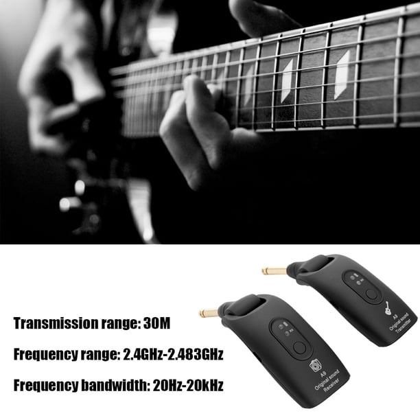 Système Transmission Sans Fil 2.4GHz Pour Guitare Électrique - Batterie Rechargeable
