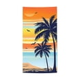 thumbnail image 2 of Amzcrzy Polyester Beach Towels Microfiber Beach Towel Double Sided Velour Large Rectangular Thick Bath Towel Quicks Dry Soft Absorbent Sand Free for Travel Pool Swimming Non-Functional Blankets, 2 of 6