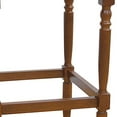thumbnail image 5 of 29" Natural And Brown Solid Wood Backless Bar Height Bar Chair, 5 of 6
