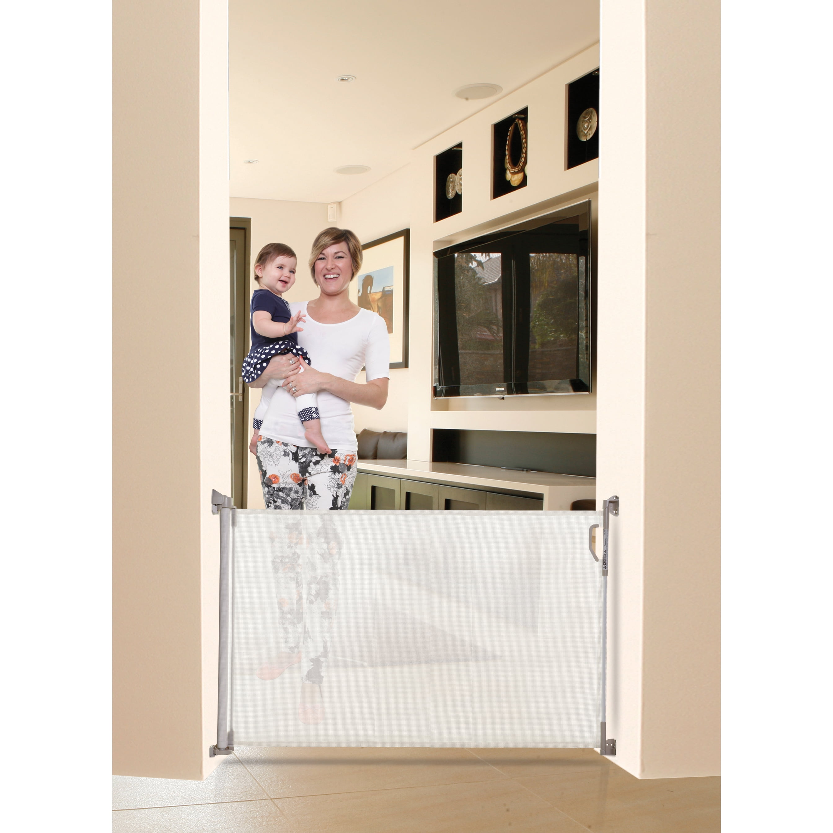 retractable baby gate walmart