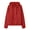 Red, variant on VANLOFE Long Sleeve Warm Color Solid Women's Sweater for Winter All-match Winter Hoodie for Women Daily Hoodie Clean Without Printing Sweater M Red