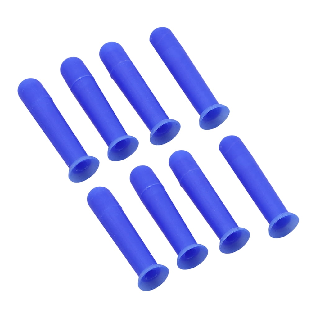 8pcs Portable Blue Hollow Contact Lens Inserter Remover Contact Lens Suction Cup for Men Women Adults