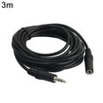 thumbnail image 2 of 3.5mm Male to 3.5mm Female Extension Stereo Audio Cable Tool Headset Dual Use, 2 of 7
