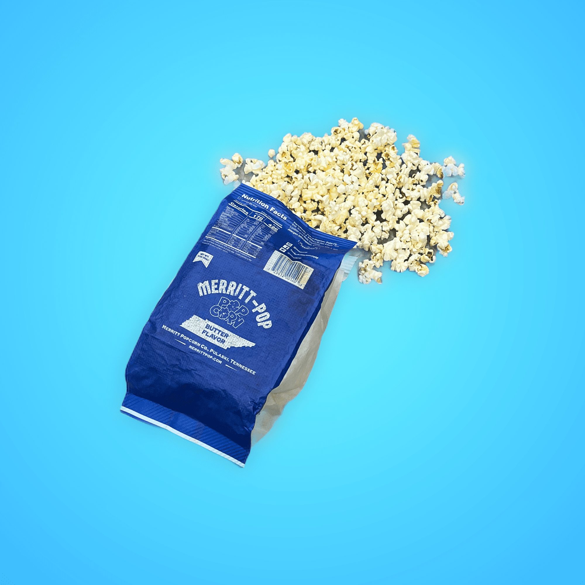 20 packs Merritt-Pop Tennessee Microwave Popcorn (Butter)