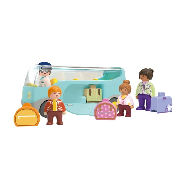 PLAYMOBIL JUNIOR: Airport Shuttle Bus | Playset for toddlers 1-3
