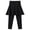 Black, variant on Girls Leggings with Skirts School Uniform Ruffle Tutu Pants Kids Athletic Stretchy Yoga Full Length Tights Clothes White 6-7 Years