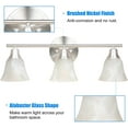 thumbnail image 3 of MingBright 3 Lights Vanity Light Fixture, 24 Inch Modern Crystal, Wall Lighting, Bedroom Vanity Light, Dual-Mount Vanity Fixtures for Room, Makeup Waterproof Light Mirror Front LED Lamp, 3 of 11